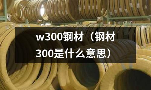 w300鋼材（鋼材300是什么意思）