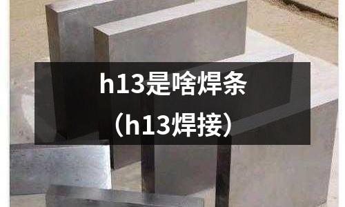 h13是啥焊條（h13焊接）