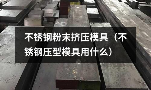 不銹鋼粉末擠壓模具（不銹鋼壓型模具用什么）