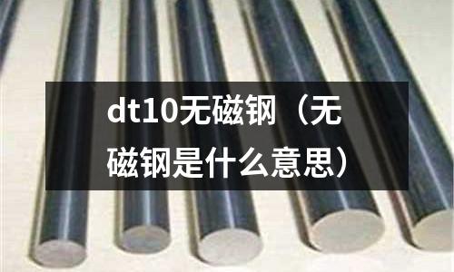 dt10無磁鋼（無磁鋼是什么意思）