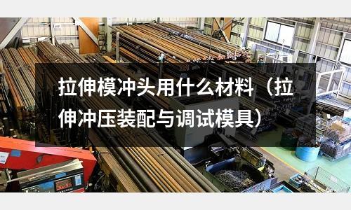 拉伸模沖頭用什么材料（拉伸沖壓裝配與調(diào)試模具）