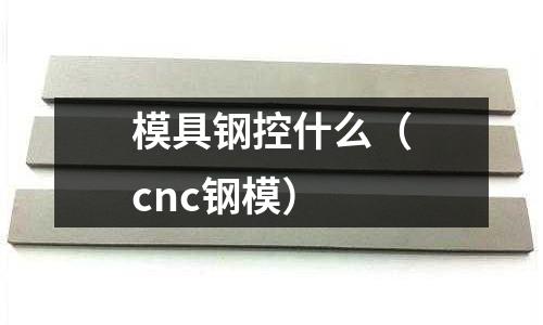 模具鋼控什么（cnc鋼模）