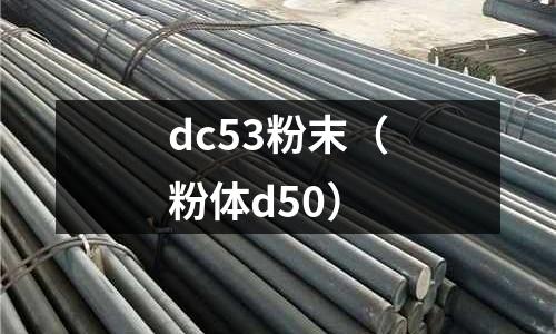 dc53粉末（粉體d50）