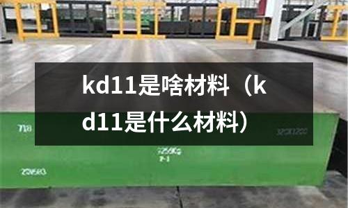 kd11是啥材料（kd11是什么材料）