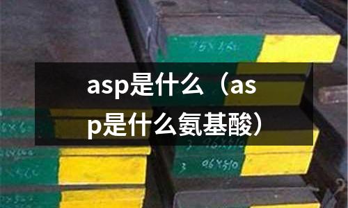 asp是什么（asp是什么氨基酸）