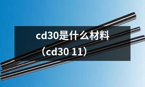 cd30是什么材料（cd30 11）