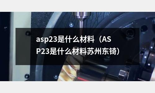 asp23是什么材料（ASP23是什么材料蘇州東锜）