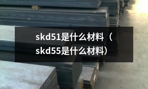 skd51是什么材料（skd55是什么材料）