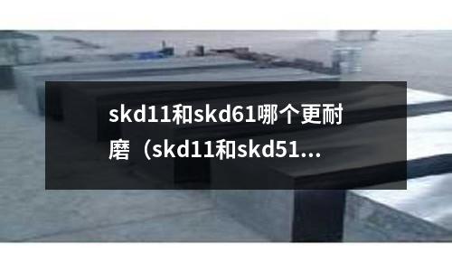 skd11和skd61哪個(gè)更耐磨（skd11和skd51）