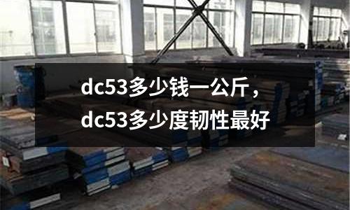 dc53多少錢一公斤，dc53多少度韌性最好