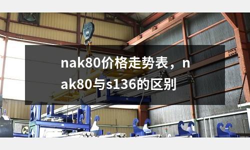 nak80價(jià)格走勢表，nak80與s136的區(qū)別