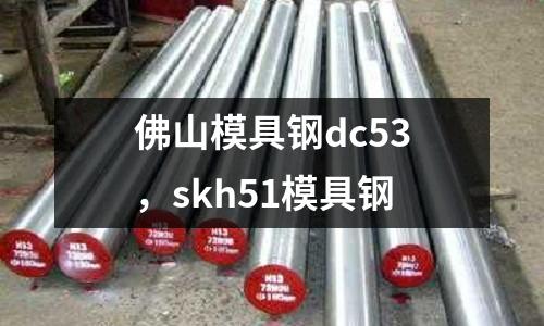 佛山模具鋼dc53，skh51模具鋼