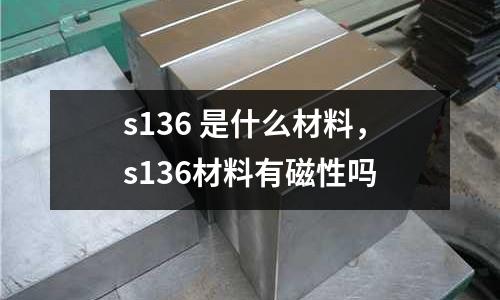 s136 是什么材料，s136材料有磁性嗎