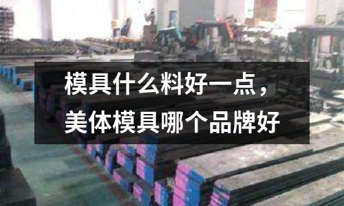 模具什么料好一點，美體模具哪個品牌好