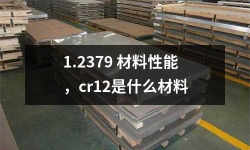 1.2379 材料性能，cr12是什么材料