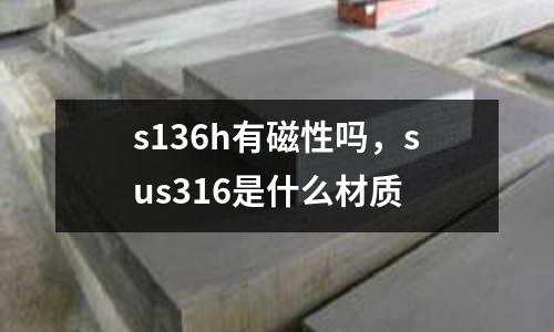 s136h有磁性嗎，sus316是什么材質(zhì)