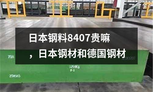 日本鋼料8407貴嘛，日本鋼材和德國鋼材