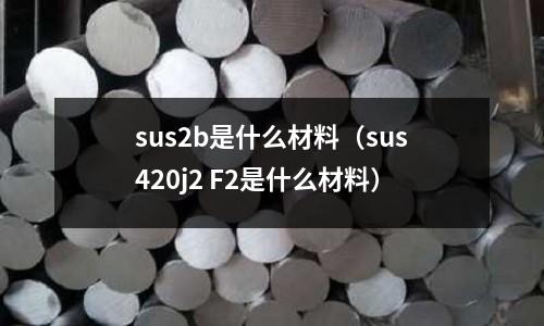 sus2b是什么材料（sus420j2 F2是什么材料）