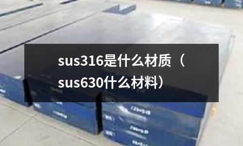 sus316是什么材質(zhì)（sus630什么材料）