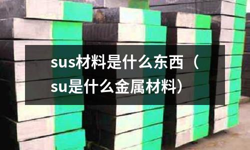 sus材料是什么東西（su是什么金屬材料）