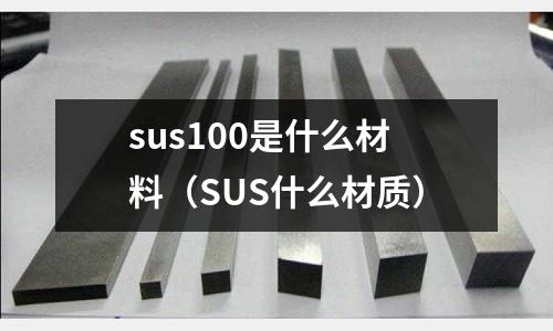 sus100是什么材料（SUS什么材質）