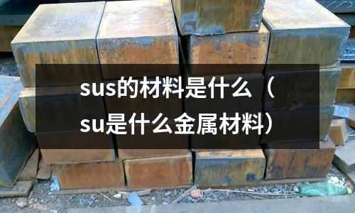 sus的材料是什么（su是什么金屬材料）