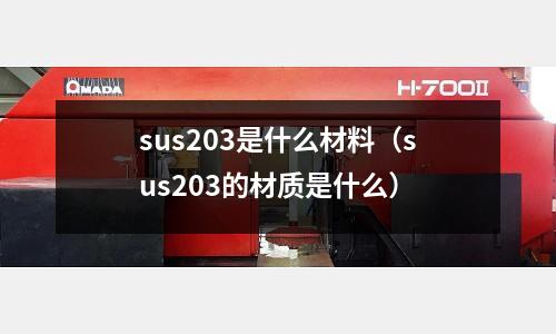 sus203是什么材料（sus203的材質(zhì)是什么）