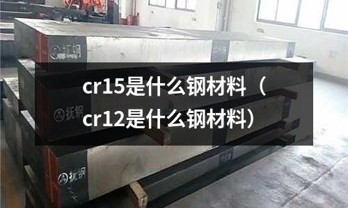 cr15是什么鋼材料（cr12是什么鋼材料）