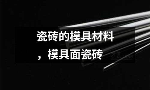 瓷磚的模具材料，模具面瓷磚