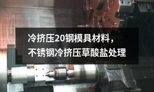 冷擠壓20鋼模具材料，不銹鋼冷擠壓草酸鹽處理