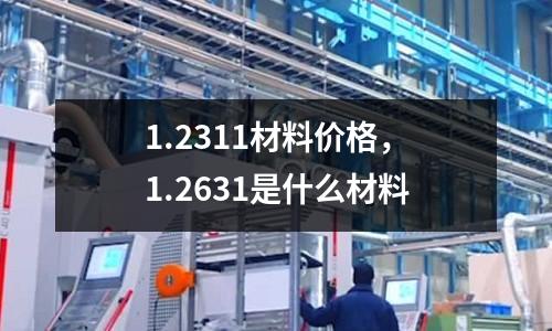 1.2311材料價格，1.2631是什么材料