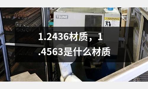 1.2436材質，1.4563是什么材質