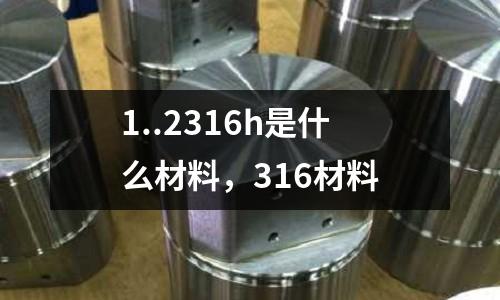 1..2316h是什么材料，316材料