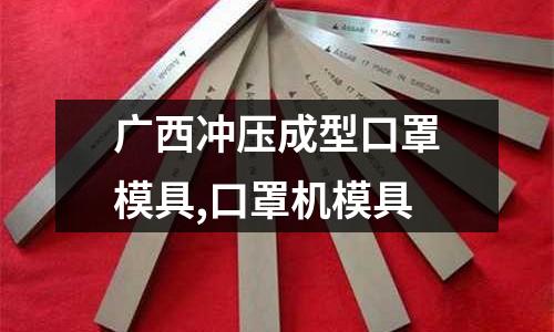 廣西沖壓成型口罩模具,口罩機模具