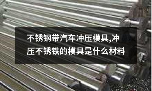 不銹鋼帶汽車沖壓模具,沖壓不銹鐵的模具是什么材料