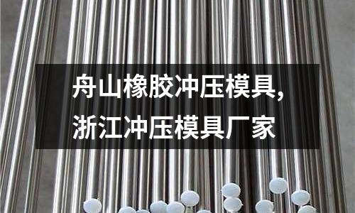 舟山橡膠沖壓模具,浙江沖壓模具廠家