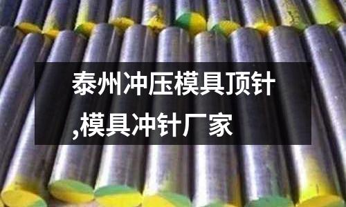 泰州沖壓模具頂針,模具沖針廠家