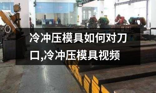 冷沖壓模具如何對刀口,冷沖壓模具視頻