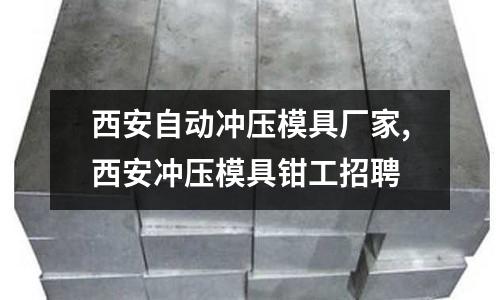 西安自動沖壓模具廠家,西安沖壓模具鉗工招聘