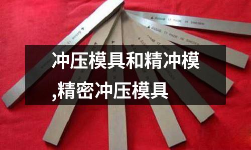 沖壓模具和精沖模,精密沖壓模具