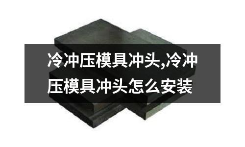 冷沖壓模具沖頭,冷沖壓模具沖頭怎么安裝