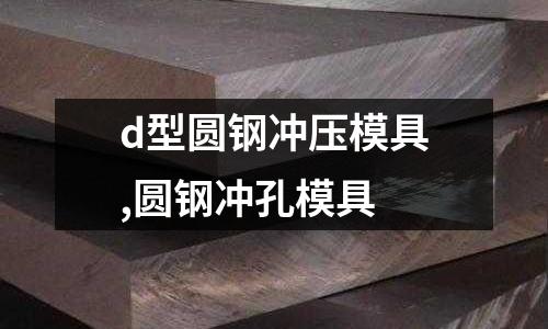 d型圓鋼沖壓模具,圓鋼沖孔模具