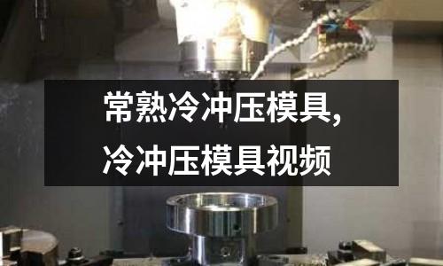 常熟冷沖壓模具,冷沖壓模具視頻