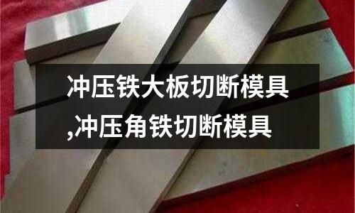 沖壓鐵大板切斷模具,沖壓角鐵切斷模具