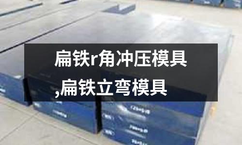 扁鐵r角沖壓模具,扁鐵立彎模具