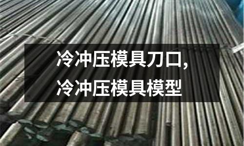 冷沖壓模具刀口,冷沖壓模具模型