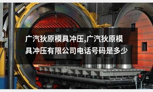 廣汽狄原模具沖壓,廣汽狄原模具沖壓有限公司電話號碼是多少