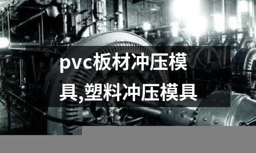 pvc板材沖壓模具,塑料沖壓模具