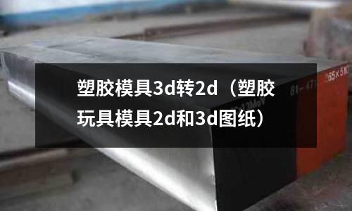 塑膠模具3d轉(zhuǎn)2d（塑膠玩具模具2d和3d圖紙）