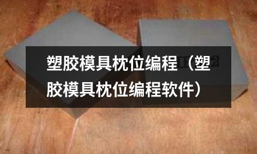 塑膠模具枕位編程（塑膠模具枕位編程軟件）